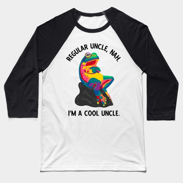 Cool Uncle Baseball T-Shirt by Slightly Unhinged